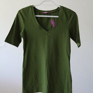 Smart Set Cotton V-Neck T-Shirt